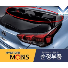 mobis rear aero spoiler kit hyundai veloster js 2018-21